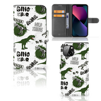 Telefoonhoesje met Pasjes voor Apple iPhone 13 Dinosaurus - thumbnail