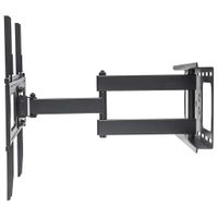 Manhattan 461283 TV-beugel Voor curved TVs, Kantelbaar, Zwenkbaar, Variabele afstand tot de muur, Verstelbare ondersteun 94,0 cm (37) - 177,8 cm (70) - thumbnail