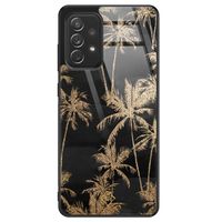 Samsung Galaxy A72 glazen hardcase - Palmbomen - thumbnail