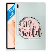 Samsung Galaxy Tab S7FE Tablet Back Cover Boho Stay Wild