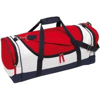 Sporttas/reistas blauw/rood/wit 45 liter