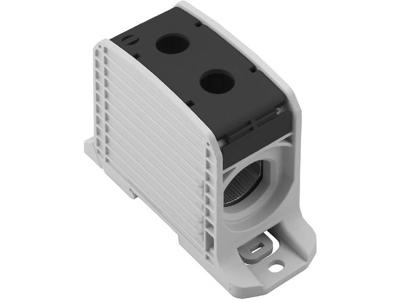 Doorgangsklem Weidmüller WPD 133 1X300/1X300 BK 2502890000 Grijs, Zwart 1 stuk(s)