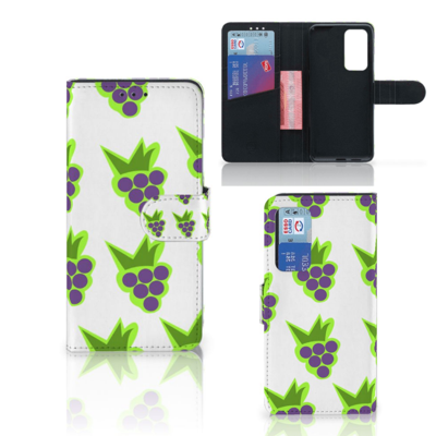 Huawei P40 Book Cover Druiven Huawei P40 Book Cover Druiven