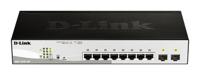 D-Link DGS-1210-10P Managed L2 Gigabit Ethernet (10/100/1000) Power over Ethernet (PoE) 1U Zwart - thumbnail