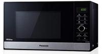 Panasonic combi-magnetron met grill en stoomkoker / steamer / 1.000 W / pizzapan / 23 L Edelstahl-schwarz
