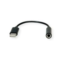 VALUE 12.99.3214 audio kabel 0,13 m 3.5mm USB Zwart - thumbnail