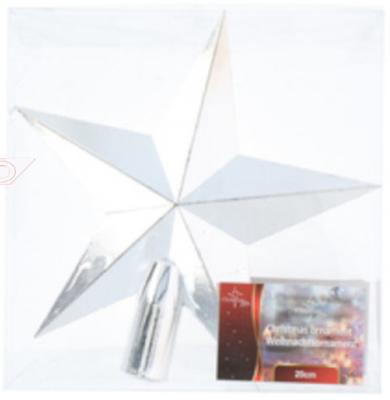 Christmas Gifts kerstboom-piek 20 cm kunststof