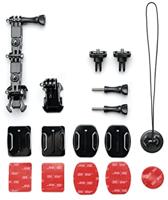 Helmet mount for Insta360 sports cameras (3,ONE RS, GO 2, ONE X2, ONE R)