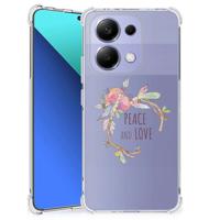 Xiaomi Redmi Note 13 4G Stevig Bumper Hoesje Boho Text