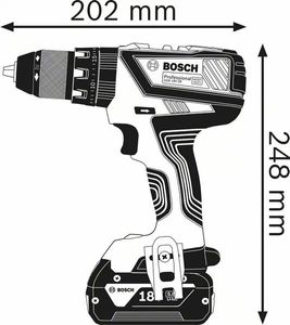 Bosch Professional GSB 18V-28 Accu-klopboor/schroefmachine Zonder accu