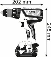 Bosch Professional GSR 12V-15 Accuboormachine - Met accu en lader - thumbnail