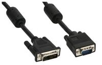 InLine 17782A video kabel adapter 3 m DVI-A VGA (D-Sub) Zwart