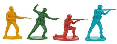 Balvi soldaten 18,7 x 7,5 x 17 cm polyresin 4 delig