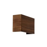 QAZQA Landelijke wandlamp walnoot hout - Otan