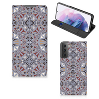 Samsung Galaxy S21 Plus Standcase Flower Tiles