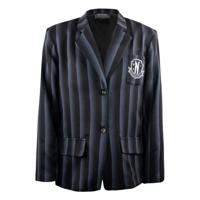 Wednesday Jacket Nevermore Academy Black Striped Blazer