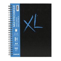 Schetsboek Canson Mix Media XL A4 60v 160gr spiraal - thumbnail