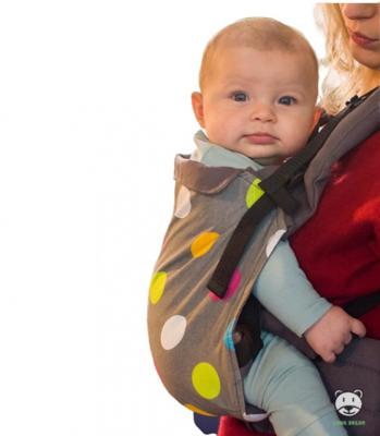 Luna Dream draagzak Grow Up Forest katoen grijs/groen