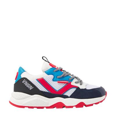 Vingino Gio chunky leren sneakers wit/multi