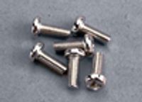 Screws, 3x8mm roundhead machine (6)