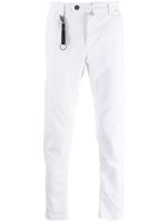 Incotex Ribfluwelen broek - Wit