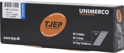 Tjep AB-15 25mm DA Brads Verzinkt 34 graden Rondkop 4000 Stuks DA Nagels 842525 Tjep AB-15 25mm DA Brads Verzinkt 34 graden Rondkop 4000 Stuks DA Nagels 842525