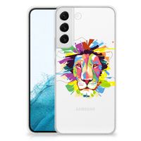 Samsung Galaxy S22 Plus Telefoonhoesje met Naam Lion Color - thumbnail