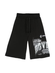 Dolce & Gabbana DGVIB3 short en coton à imprimé graphique - Noir