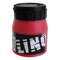 Creativ Company Linoleum Verf Rood, 250ml - thumbnail