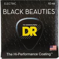 DR Strings BKE-10 Black Beauties Medium 10-46 elektrische gitaarsnaren - thumbnail