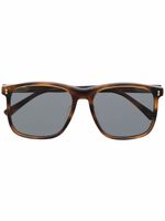 Gucci Eyewear lunettes de soleil à monture carrée - Marron