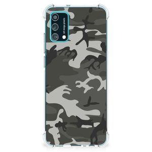 Samsung Galaxy M02s | A02s Doorzichtige Silicone Hoesje Army Light