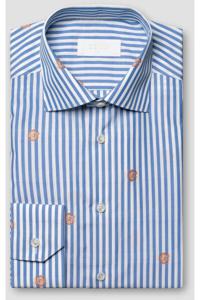 ETON Slim Fit Overhemd lichtblauw, Gestreept