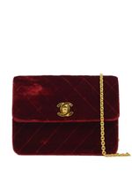 CHANEL Pre-Owned sac porté épaule Classic Flap Micro (1995) - Rouge