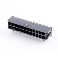 Molex 430452402 Male header, inbouw (standaard) Totaal aantal polen: 24 Rastermaat: 3.00 mm Inhoud: 1 stuk(s) Tray - thumbnail