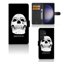 Telefoonhoesje met Naam Samsung Galaxy S24 Ultra Skull Eyes