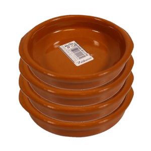 Set van 8x stuks tapas bakjes/schaaltjes Alicante met handvatten 12 cm