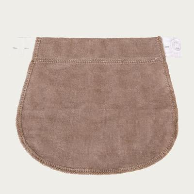Op en Top Zwanger Broek  Verlenger met bruine stof