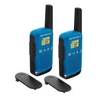 Motorola T42 Talkabout PMR446 2-weg walkie-talkie draagbare radio's (pak van 2) – blauw