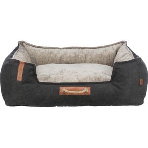 Trixie be nordic hondenmand fohr zwart / zand 80x60x26 cm