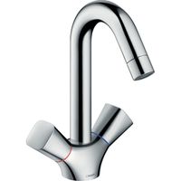 Hansgrohe Logiss wastafelkraan 180 met waste chroom 71222000 - thumbnail