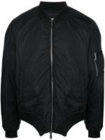 DSQUARED2 veste bomber à logo imprimé - Noir - thumbnail