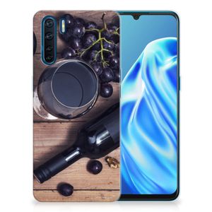 OPPO A91 Siliconen Case Wijn