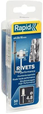 Rapid High performance klinknagel Ø4.8 x 16 mm - 5000390 Rapid High performance klinknagel Ø4.8 x 16 mm - 5000390
