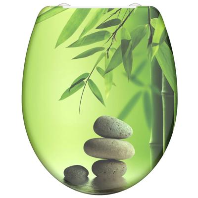 SCHÜTTE Toiletbril met soft-close GREEN GARDEN duroplast met print SCHÜTTE Toiletbril met soft-close GREEN GARDEN duroplast met print