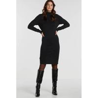 Saint Tropez fijngebreide jurk Mila zwart