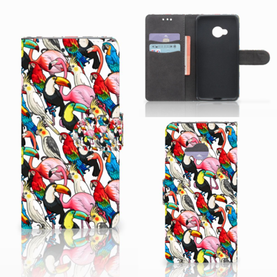 HTC U Play Telefoonhoesje met Pasjes Birds