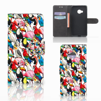 HTC U Play Telefoonhoesje met Pasjes Birds
