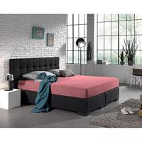 Hoeslaken Dubbel Geweven Jersey, 220 gr. Zeer Hoge Kwaliteit, Heerlijk zacht, Strecthbaar, Voor Standaard Matrassen tot 30cm, 140 x 200/220, Roze