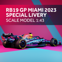 1:43 RB19 GP Miami 2023 Special Livery - Schaalmodel - Red Bull Racing - thumbnail